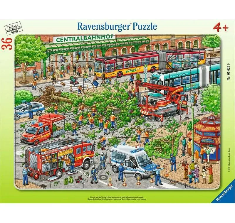 Einsatz auf der Straße Puzzle