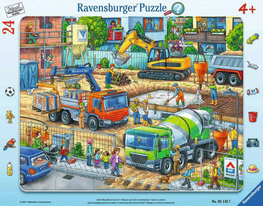 Auf der Baustelle Puzzle