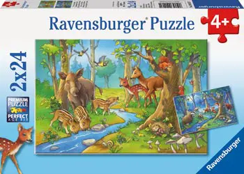 Kinderpuzzle Tiere des Waldes