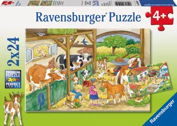 Fröhliches Landleben Puzzle