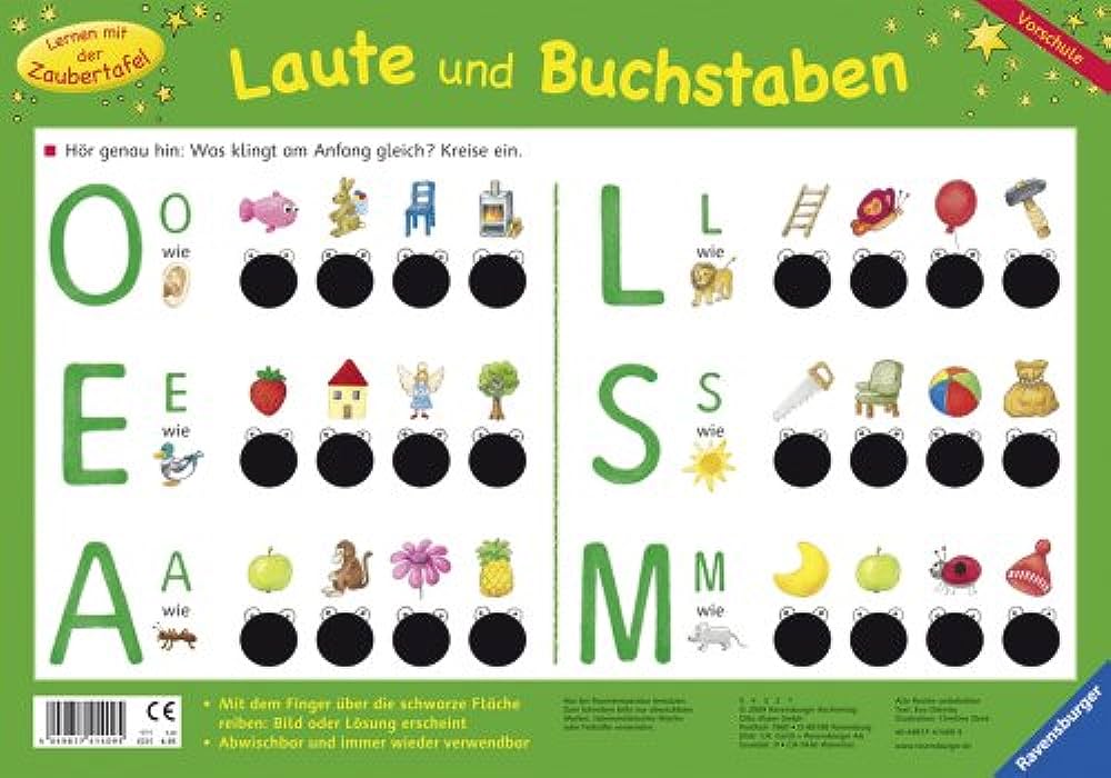 Lernen mit der Zaubertafel. Laute und Buchstaben