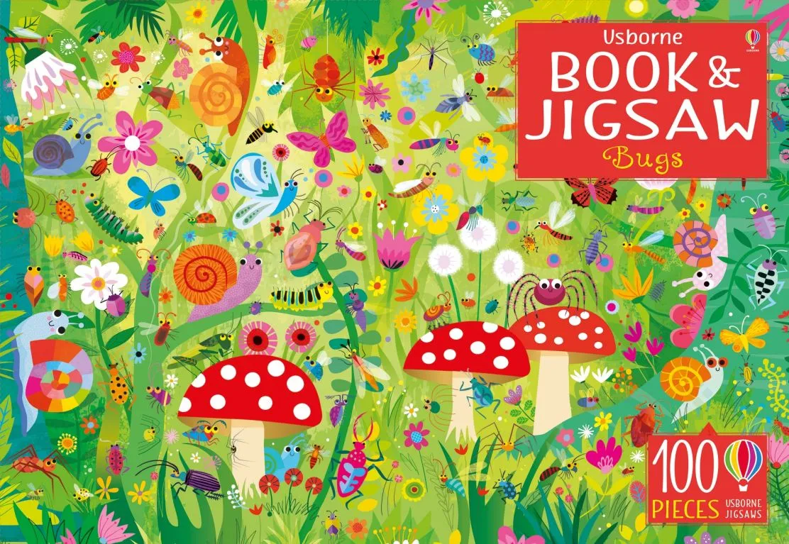 Usborne Book and Jigsaw Bugs