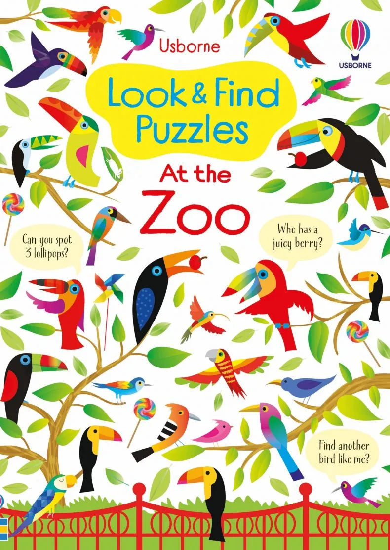 Look and Find Puzzles At the Zoo