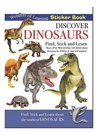 STICKER BOOK WOL DINOSAURS