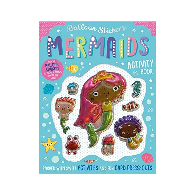 Balloon Stickers Mermaids Activity Book