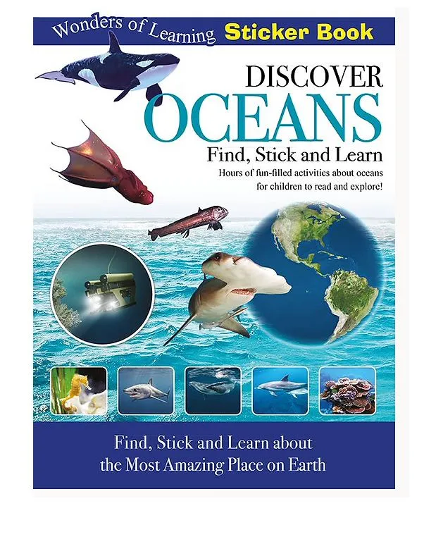 STICKER BOOKS WOLN OCEAN