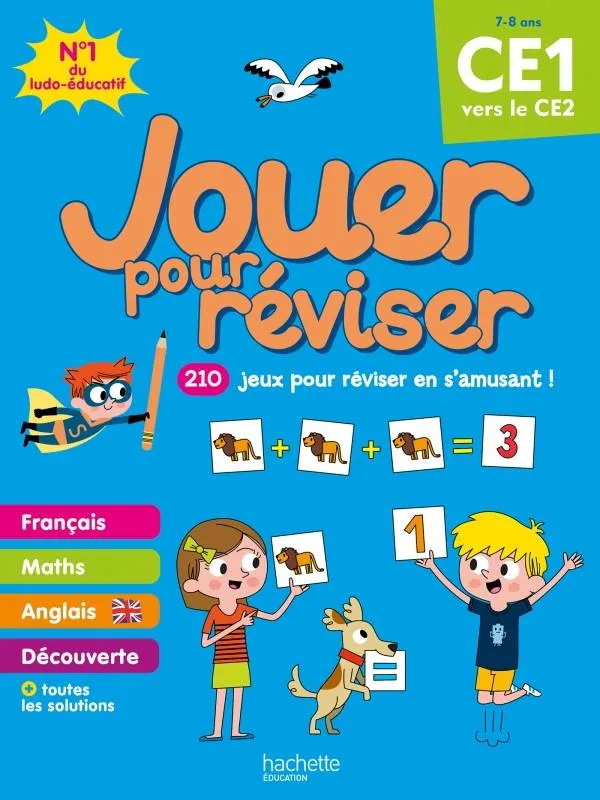 JOUER POUR RÉVISER - DU CE1 AU CE2 7-8 ANS - CAHIER DE VACANCES 2020