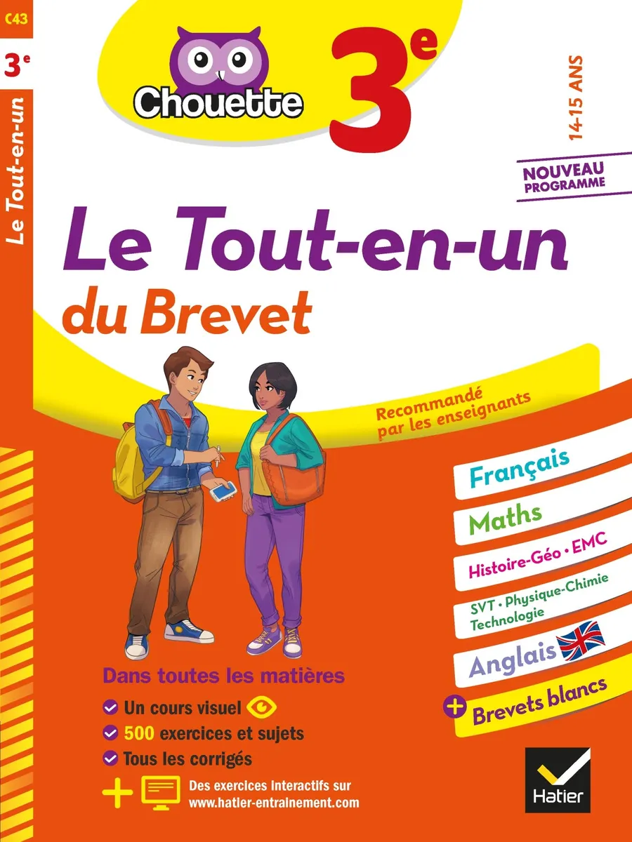 CHOUETTE LE TOUT-EN-UN DU BREVET 3E