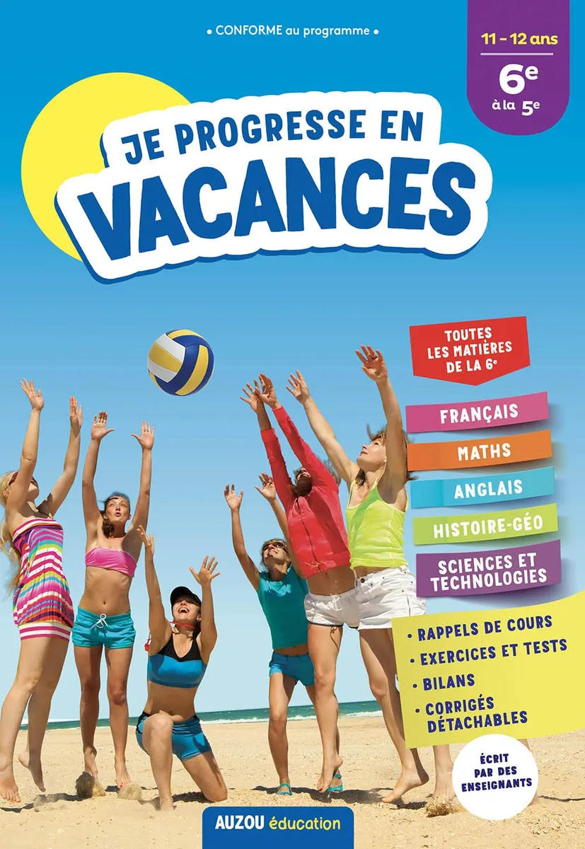 Je progresse en vacances de la 6e à la 5e