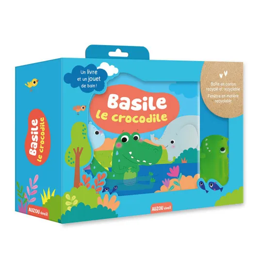 Basile le crocrodile - Avec 1 jouet Basile le crocodile offert
