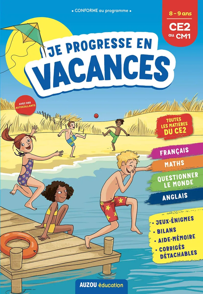 Je progresse en vacances du CE2 au CM1