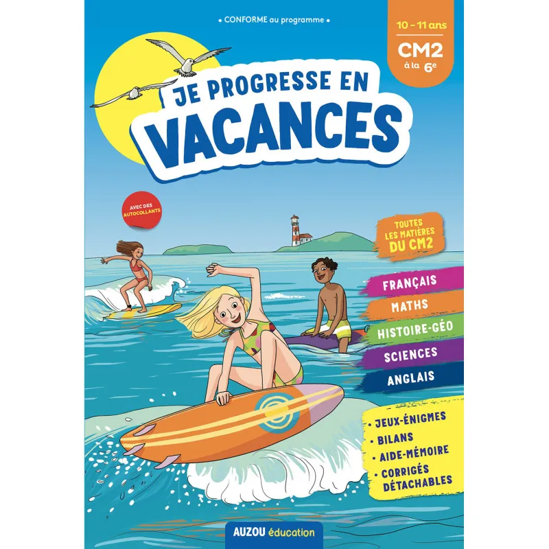 Je progresse en vacances du CM2 à la 6e