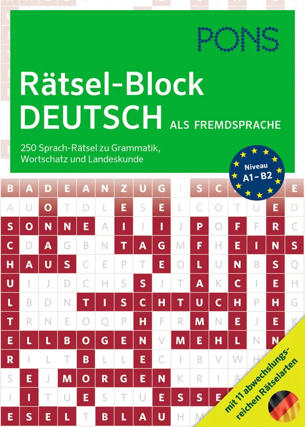 PONS Rätsel-Block Deutsch als Fremdsprache