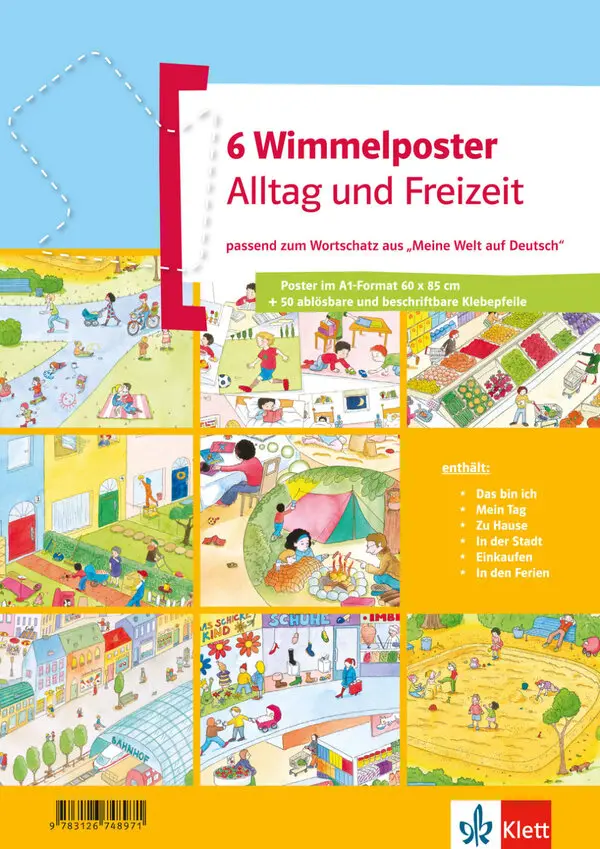 Wimmelposter-Set Alltag und Freizei