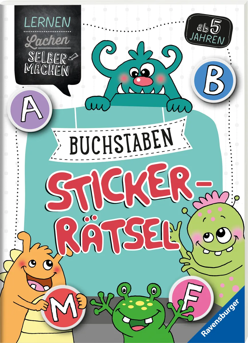 Buchstfromen-Sticker-Rätsel