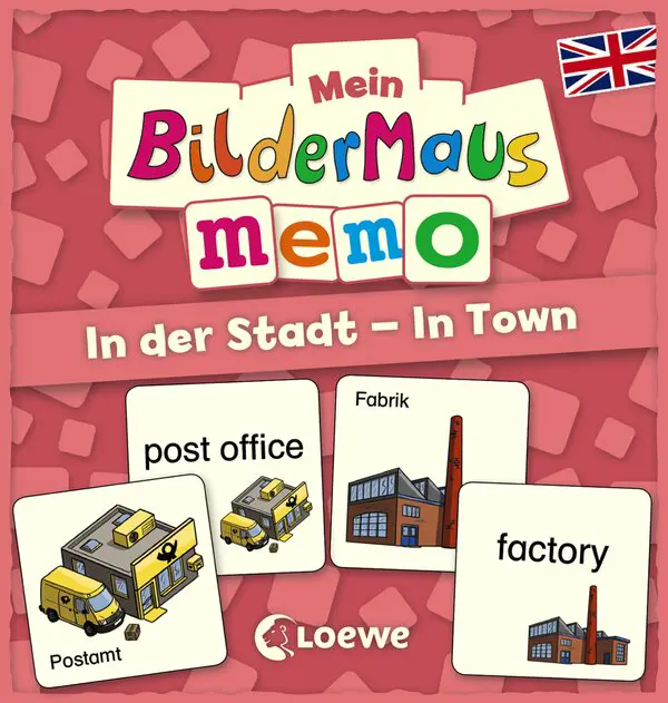 Mein Bildermaus-Memo - Englisch - In der Stadt - In Town
