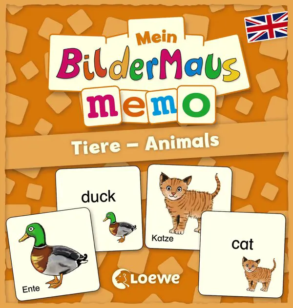 Mein Bildermaus-Memo - Englisch - Tiere - Animals
