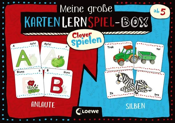 Meine große KartenLernSpiel-Box - Anlaute / Silben.