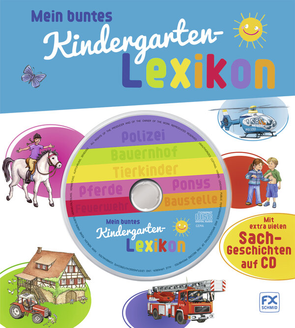 Mein buntes Kindergartenlexikon mit CD