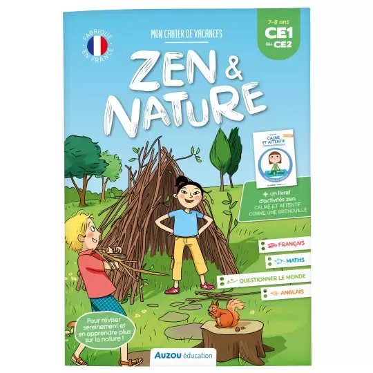 MON CAHIER DE VACANCES ZEN ET NATURE - DU CE1 AU CE2