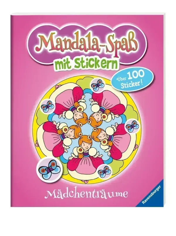 Mandala-Spaß mit Stickern: Mädchenträume