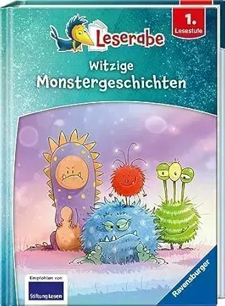 Witzige Monstergeschichten - Leserfrome from 1. Klasse - Erstlesebuch für Kinder from 6 Jahren