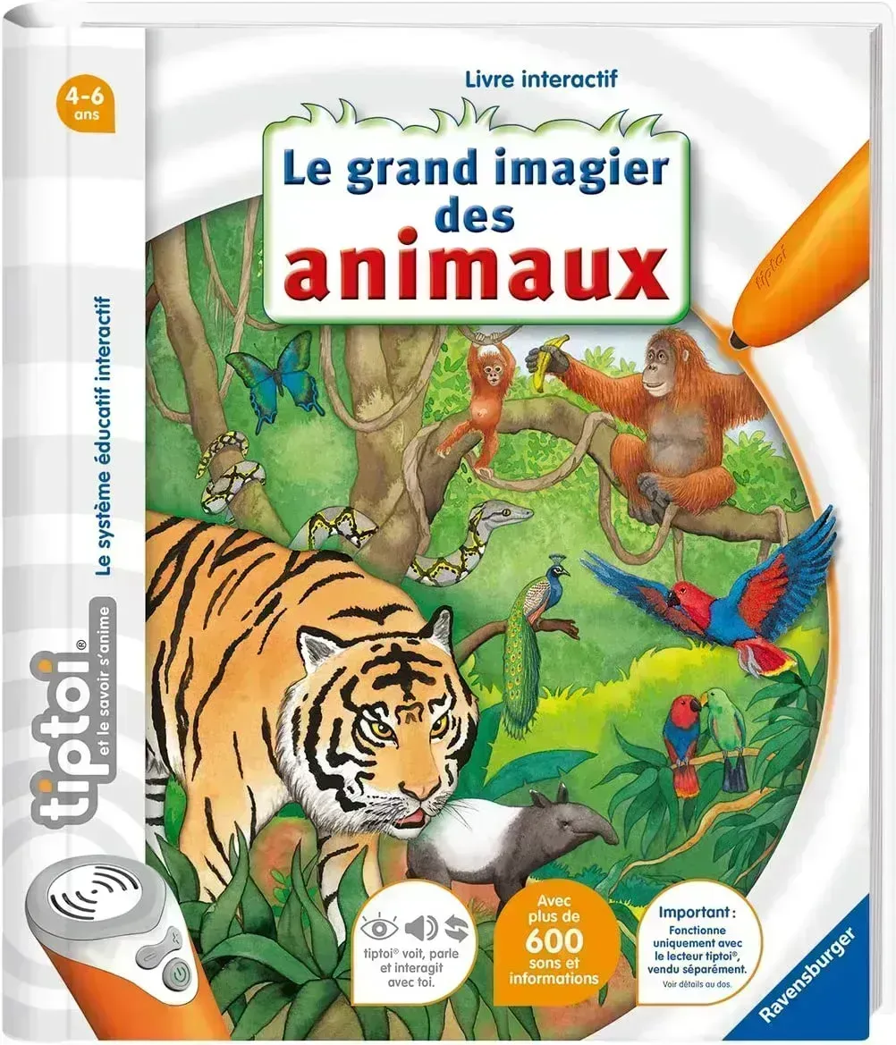 Livre interactif- Le grand imagier des animaux