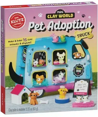 MINI CLAY WORLD PET ADOPTION TRUCK