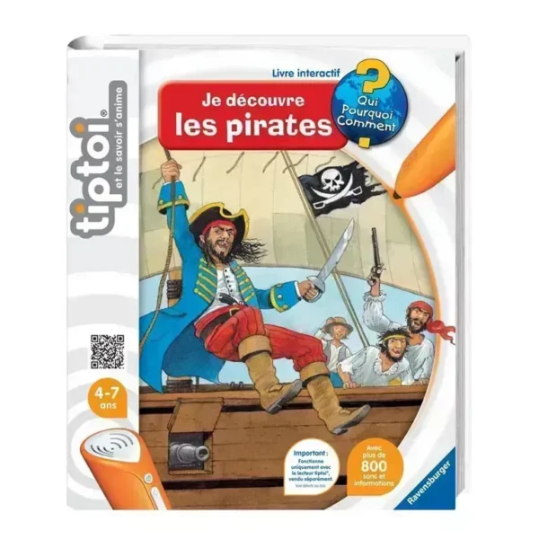 Livre interactif- Je découvre les pirates