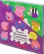 Peppa Pig Storybook Collection Read and Play Set includes 2 Storybooks Stickers and Play Scenes Inside!