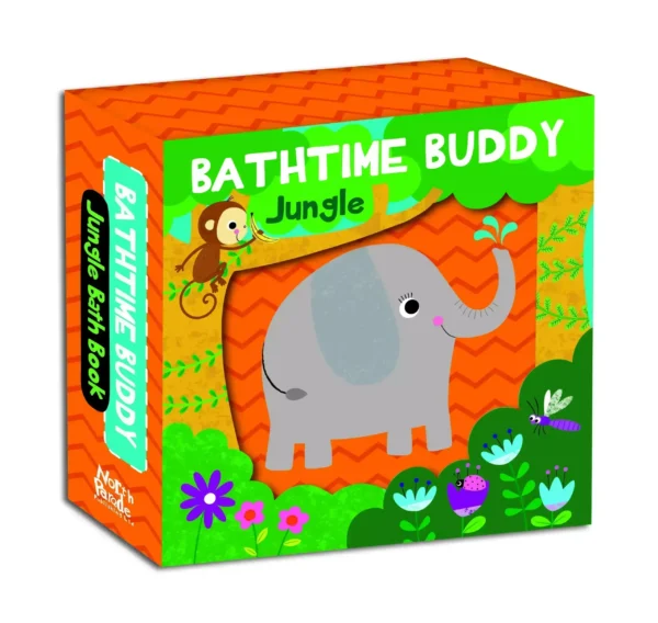 BATH BOOK IN BOX JUNGLE