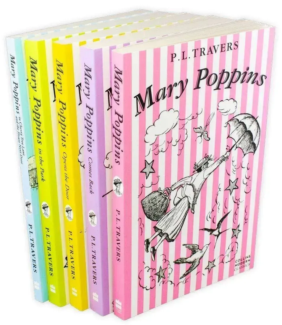 Mary Poppins 5 Books Collection Set By P. L. Travers