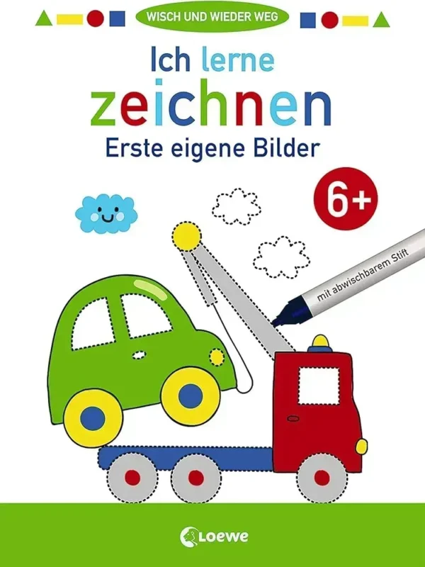 Wisch und wieder weg - Ich lerne zeichnen 6+