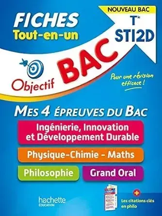 OBJECTIF BAC FICHES TOUT-EN-UN TERM STI2D - NOUVEAUX PROGRAMMES