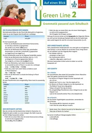 Green Line 2 G8 - Auf einen Blick