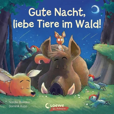 Gute Nacht, liebe Tiere im Wald!