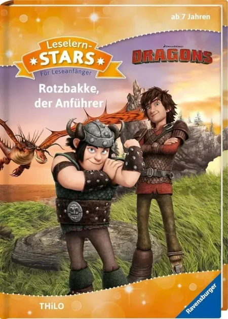 """Leselernstars Dragons: Rotzbakke, der Anführer"""