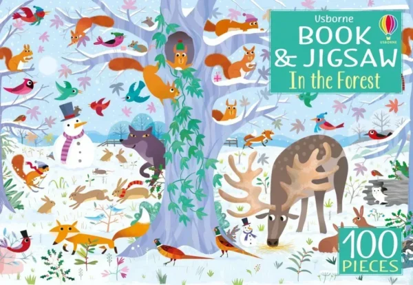 Usborne Book and Jigsaw In the Forest
