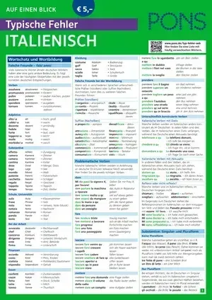 PONS Typische Fehler aeB Italienisch