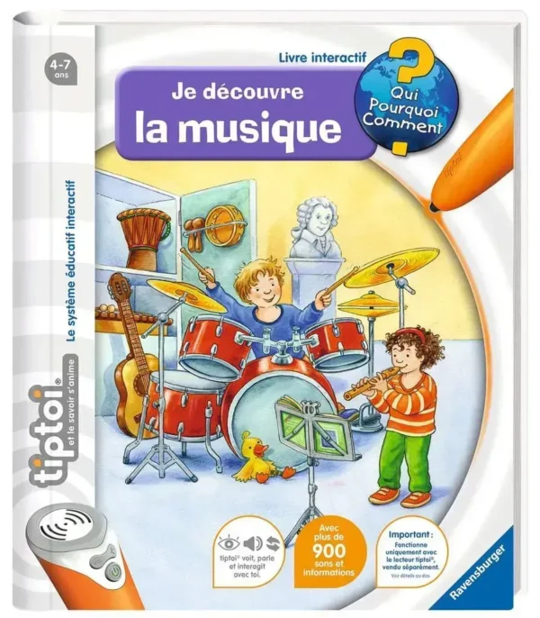 Livre interactif- Je découvre la musique