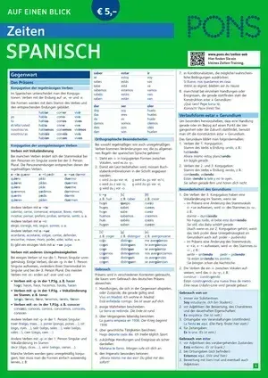 PONS Zeiten aeB Spanisch