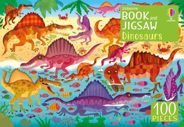 Usborne Book and Jigsaw Dinosaurs