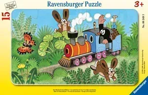 Ravensburger Kinderpuzzle Der Maulwurf als Lokführer