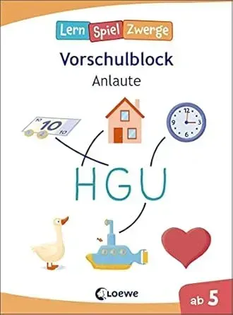 Die neuen LernSpielZwerge - Anlaute: Vorschulblock ab 5 Jahre