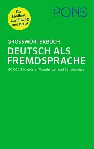 PONS Großwörterbuch Deutsch als Fremdsprache