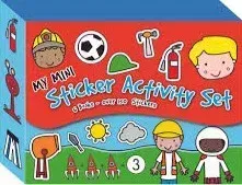 MAGNETIC MINI STICKER BOOKS BOYS 2