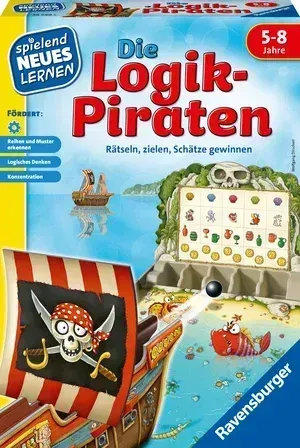 """Ravensburger 24969 - Die Logikpiraten, Aktionspiel, Logikspiel, Familienspiel"""