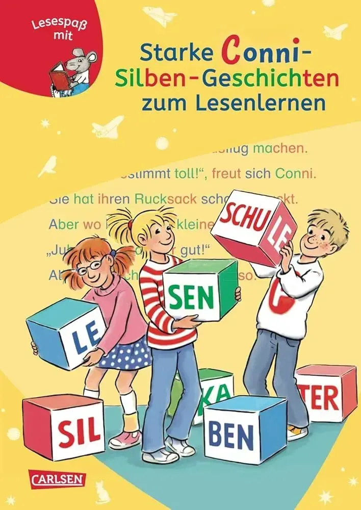 LESEMAUS zum Lesenlernen Sammelbände: Silben-Geschichten für Mädchen zum Lesenlernen