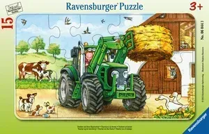 Kinderpuzzle Traktor auf dem Bauernhof