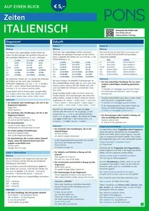 PONS Zeiten aeB Italienisch